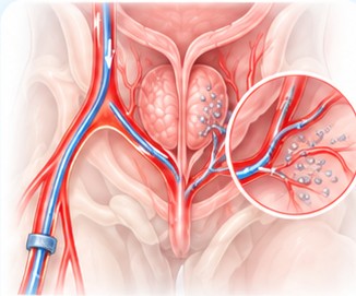 Illustration : Embolisation prostatique