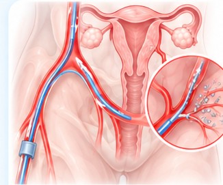 Illustration : Embolisation utérine